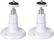 2PCS ABS Wall Ring Stick Up Camera Mount, 360 Degree Adjustable Bracket for Ring Indoor & Outdoor Security Cam