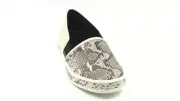 LOGO by Lori Goldstein Mixed Media Sneaker with Goring Snake