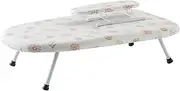 Folding Tabletop Ironing Board with Iron Rest, 24” L X 15” W, Removable Cover, Compact Space Saving Ironing Board