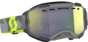 Scott USA Fury Snowcross Goggles OSFM Gray 278605-7697335 Yellow Chrome 51-5598