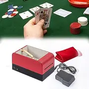 Automatic Card Dealer,360° Rotating Professional Card Shuffler,Portable Card Splitting Machine, Licensing Machine for 2-8 People Game,No Shuffle Function