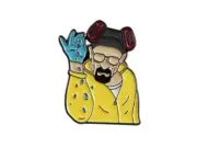 BRAKING BAD - HEISENBERG IN HAZMAT SUIT ENAMEL PIN - FREE AU POST - AU STOCK