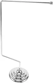Milisten Stainless Steel Desktop Flagpole Stand Sleek Sturdy Flag Display Holder for Office Meeting and Conference Tables Enhances Professionalism Workspace Decor