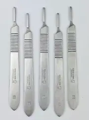 Scalpel Handles no 3 (Set Of 5pcs) (Fits Blade 10-15)