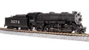 BROADWAY LIMITED 7830 N SCALE USRA HEAVY MIKADO ATSF 3274, PARAGON4 SOUND/DC/DCC