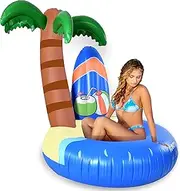 Floatey Inflatable Island Palm Tree Pool Float