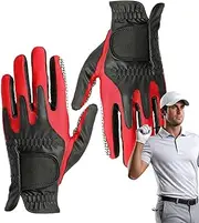 Left Hand Golf Gloves, Swing Trainer Gloves, Breathable Shock-Absorbing Hand Protection, Flexible Sports Gear for Golfers, Training, Outdoor, Driving Range, Practice