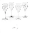 Royal Doulton- Karmen x4 Wine S/4 Verre Crystal Glass Set Code 1066302