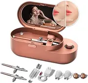 GX·Diffuser GX Makeup Airbrush, Professional Makeup Artist Kit,Built-in Chip and Double Air Compressor Design for a Fine and Even Coverage of Foundation and Serum All Over the Skin