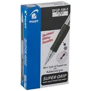 PILOT BPGP Retractable Ballpoint Pen 0.7mm Black 12 Pack