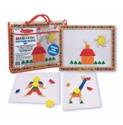 Melissa & Doug Magnetic Learning - Magnetic Pattern Block Kit