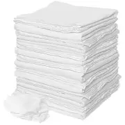 Nabob Wipers New Lint Free Cloth - 100% Cotton Cleaning Rags Exact Cut - Prem...