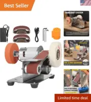 Durable Stainless Steel Mini Band Sander - Perfect for Crafts & DIY Projects