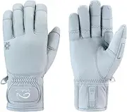 [ANTILOOZ] Eve-Mittens-2024REG, Ski Gloves Snow Gloves for Men&Women, Insulated Touchscreen Waterproof Snowboard Gloves for Cold Weather, Windproof Warm Skiing Gloves