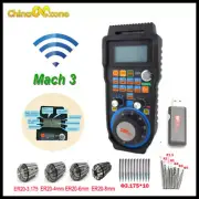 6 Axis Wireless CNC Handwheel Mach3 MPG Pendant Machine Lathe Controller Kits