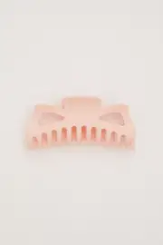 Orange Large Matte Claw Clip