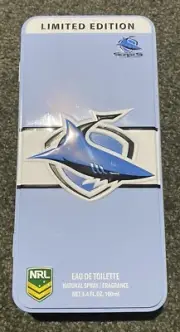 NRL CRONULLA SHARKS AFTERSHAVE COLLECTORS TIN *LIMITED EDITION* AFTERSHAVE INCL