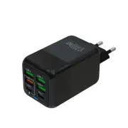 150W 6-Port 4USB+2PD Multi-port 5V 2.4A Fast Charger Wall Charger Adapter EU Plug for iPhone 13 14 14Pro for Redmi K60 f
