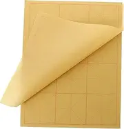 ROMISBABA 80 Sheets Rice Paper Calligraphy Practice Paper Standard Grid Beginner Advanced