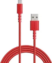 Anker USB Type C Cable, Anker (6ft) PowerLine Select Plus USB-C to USB-A Fast Charging Type C Cable, for Samsung Galaxy S10 / S9 / S8 / Note 8, LG V20 / G5 / G6 and More (Red)