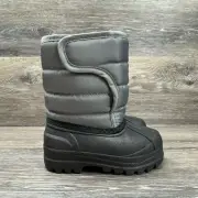 Polo Ralph Lauren Boots Toddler Size 5 Grey black Hook and Loop Vancouver EZ