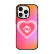 iPhone 16 Pro Impact Case MagSafe Compatible Dolphin Heart - Love