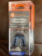 Shock Doctor Gel Max Mouthguard Strap/Strapless Custom Gel Fit Protection NEW