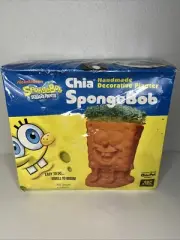 Chia Pet SpongeBob SquarePants Handmade Decorative Planter