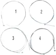 Generic 2 sets Violin Strings Set Ball End Carbon Steel Nickel Alloy Wound 4/4