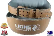 BACK SUPPORT 6"WIDE ARTIFICIAL LEATHER WEIGHTLIFTING BELT BODYBUILDING GYM BELT
