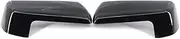 Replacement Covers For Silverado Rearview Mirror Cover Cap Carbon Fiber Look (Color : Gloss Black)