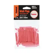 Ramset 6 x 50mm Red Wall Plugs - 50 Bag