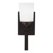 15 Inch 9.3W 1 LED Wall Sconce-Bronze Finish-Incandescent Lamping Type -