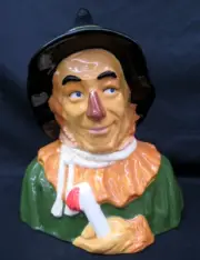 Star Jars Wizard of Oz "Scarecrow" Cookie Jar #1079/1939 Treasure Craft
