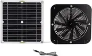 Solar Panel Fan kit, 100W, 3000RPM, Solar Panel Powered Fan, 10 inch Exhaust Fan, Protected Solar Powered Chicken coop Fan