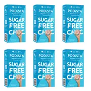 6x 10PK PODiSTA Sugar Free Chocolate Pod Capsules Nespresso Compatible 100g