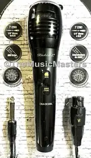 Dynamic Handheld Microphone Karaoke DJ Vocal Mic On/Off Switch 1/4" 6.35mm Plug