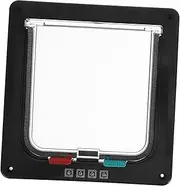 Abaodam Door Weatherproof Cat Dog Gate Small Flap for Windows Secure Pet Access