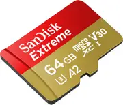 SANDISK SDSQXA2-064G-GN6MN MicroXD Extreme A2 V30 UHS-I/U3 160R/60W NO SD ADAPTER