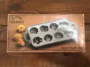 Classic Gourmet Harvest Muffin Mold Cast Iron Muffin Pan Brand New In Box!