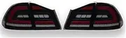 Car Lights Compatible With Honda Civic FD2 Taillight 2012-2015 LED Projetor Tail Lamp Daytime Running Light Automotive Accessories(Red black)