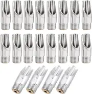 20PCS Stainless Steel Automatic Pig Nipple Water Drinker Feeders for Piglets and