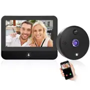 Wireless Intelligent Cat Eye Visual Doorbell Camera Two-way Intercom Video Monit