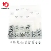 220 × Hydraulic Grease Nipple Metric Imperial Mechanical Lubricant Fitting Kit