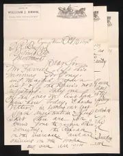 Ennis, MT William J. Ennis Livery Stable Feeds 1890 3pp ALS to Buford* Carriage