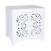 VI Dias Solid Timber 2 Door Bedside Table