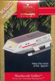 Hallmark 1992 STAR TREK SHUTTLECRAFT GALILEO Keepsake Ornament MIB