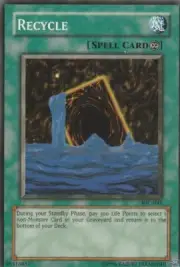 A1554 YUGIOH SPELL CARD RECYCLE IOC-041