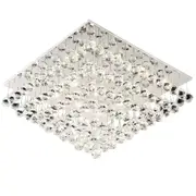 Bliss60 48w Dimming LED Crystal CTC Flush Lights Square | Marden Designer