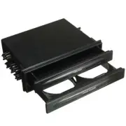 Black Double Din Radio Pocket Drink Cup Holder Storage Box Car Accessories 1pcs (for: Subaru)